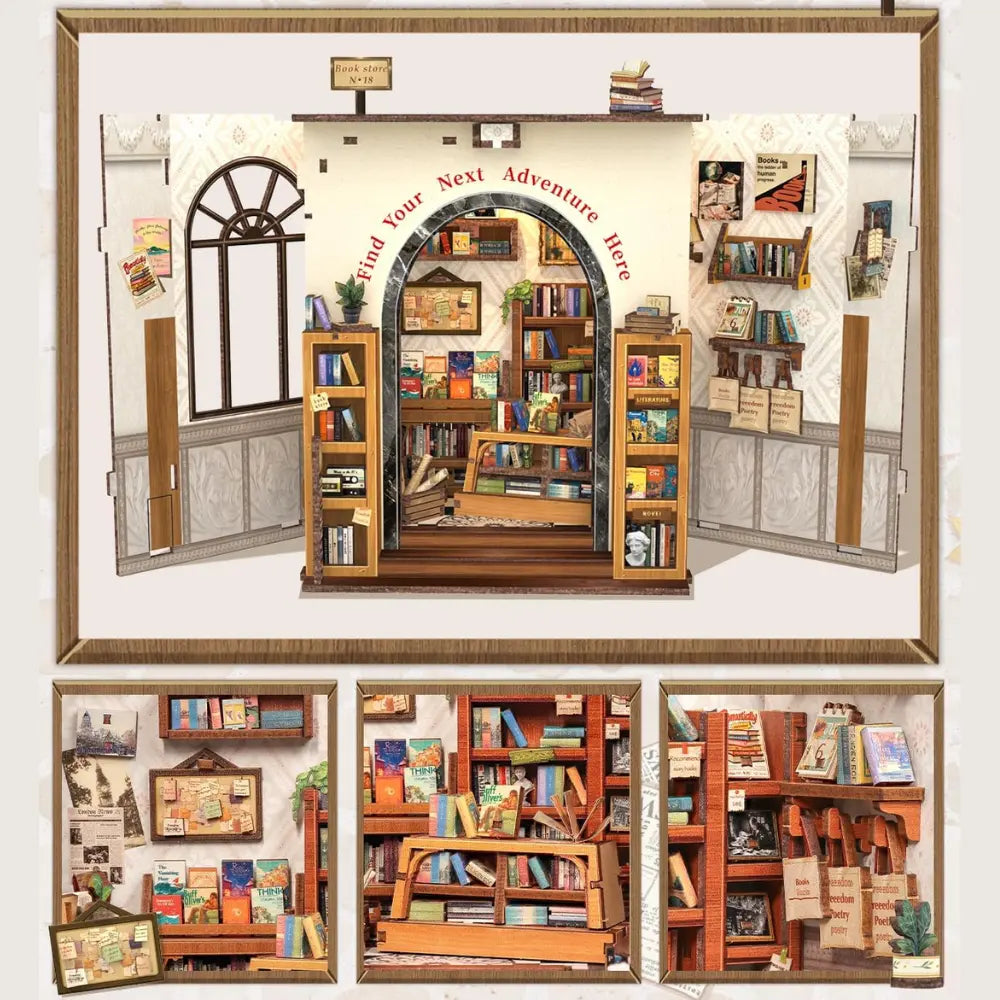 Book Nook - Kit DIY - Jack's Bookery Cutebee