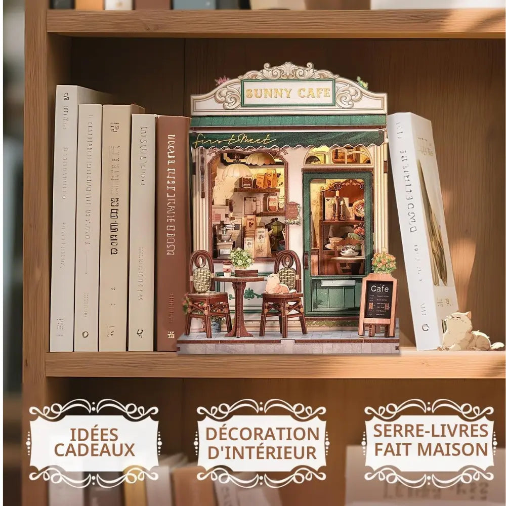 Maison Miniature - Kit DIY - Sunny Café Cutebee